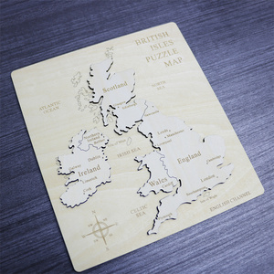2025 populaire britannique carte <span class=keywords><strong>Puzzle</strong></span> jouet en bois <span class=keywords><strong>d</strong></span>écoratif artisanat personnalisé <span class=keywords><strong>pays</strong></span> Jigsaw jouet - Product Image 6