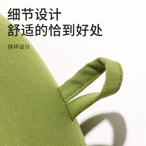 Almohada de cuello en forma de U de color sólido, 28x26x14cm, almohada de viaje portátil para adultos, material de poliéster - Product Image 4