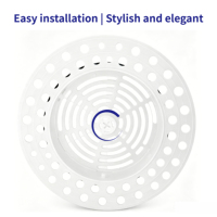 Diffuseur d'air compact sans cadre en acier inoxydable et alliage d'aluminium pour ventilation CVC