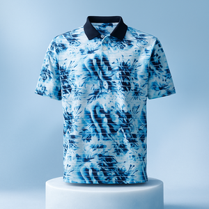 Camiseta Polo Deportiva de Golf para Hombre, Verano, con Logotipo Personalizado Bordado, Impresión Completa de Alta Calidad, Dropship - Product Image 1