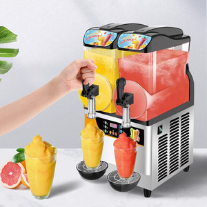 Stainless Steel <b>Machine</b> Commercial Cylinder Frozen Beverage Dispenser for Shops Adjustable Texture Quick <b>Ice</b> Production AS-Icecr - Product Image 2