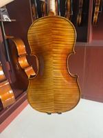 Violon Guarneri 4/4 en bois européen, grain flammé, son doux et agréable, épicéa et érable massifs, fait main