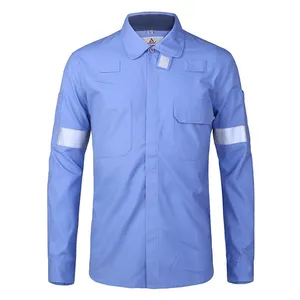 Fire retardant Shirt fr clothing shirt industrial ppe fr jacket for men