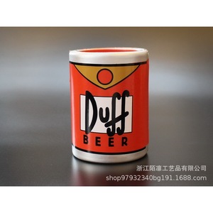 Taza de Cerámica Duff Beer, Color Rojo, Diseño de Dibujos Animados, Artículo Promocional Portátil - Product Image 3