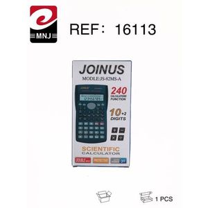 Joinus Scientific Calculator JS-82MS-A 10+2 Digits 240 Functions Double Protective Cover - Product Image 1