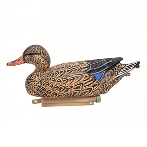 Décoy de canard colvert flottant floqué en gros - Décoy simulé en plastique pour la chasse en plein air et la décoration de piscine de jardin - Product Image 3