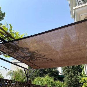 Kain Kasa Anti-UV HDPE, Jaring Gazebo Matahari Naungan Taman Jaring Layar Privasi Kolam Renang Layar Matahari HDPE <span class=keywords><strong>80</strong></span> ~ 85% - Product Image 5