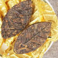 Thé Pu'er Ripe du Yunnan, Feuille d'Or de la Région de Menghai, en vrac, pressé, pour la santé, la perte de poids et la nutrition de l'estomac