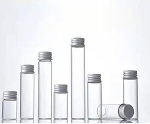 22mm Slim Tall clear 5 70 15 30ml contenedor de almacenamiento de alimentos <span class=keywords><strong>Mini</strong></span> más barato mensaje remitente Vial adornos vidrio té flor seca píldora - Product Image 5