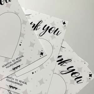 Boletos de Lotería Personalizados de Fábrica, Boletos para Rascar con Impresión Personalizada, Tarjetas de Rascar para Regalo <span class=keywords><strong>del</strong></span> <span class=keywords><strong>Día</strong></span> de San Valentín, Boletos para Juegos - Product Image 6