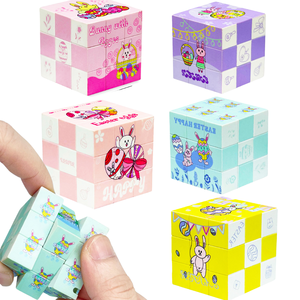 Easter Magic <strong>Cube</strong> 3*3*3 Education Toys for Kid <strong>Puzzle</strong> <strong>Cube</strong> Fidget Bunny Cute Cartoon Toys for Child Easter Magic <strong>Cube</strong> - Product Image 3
