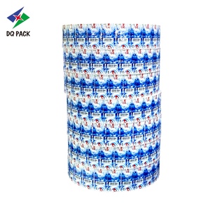 DQ Gói Nhãn Nước Khoáng Ống Bọc Màng Co PVC Màng Bọc Chai Cho Chai Nước Có In Logo - Product Image 1