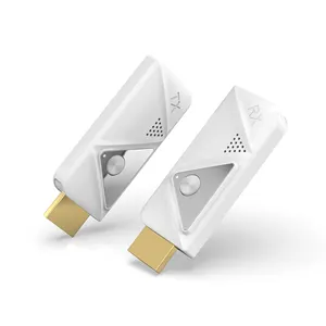 Transmisor y receptor HDMI inalámbrico 1080P HD Extensor HDMI inalámbrico Compatible con rango de 5GHz Streaming de audio y video desde PC portátil