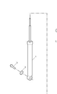 โช้คอัพ10242400หลัง L R <span class=keywords><strong>ส</strong></span>ำหรับ MG ZS <span class=keywords><strong>2019</strong></span> 1.5L - Product Image 3