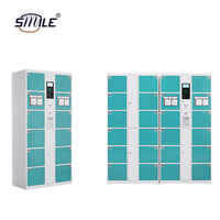Casier intelligent SMILE pour colis express, armoire de rangement en tôle galvanisée personnalisée avec couleur sur mesure OEM/ODM