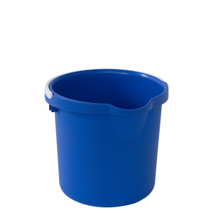 Cubo Redondo de PP de 10 L Azul Multiusos para Limpieza y Almacenamiento - Product Image 1