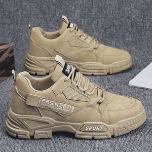 Zapatos de Trabajo Estilo Coreano para Hombre, Otoño, Transpirables, Deportivos, con Suela Gruesa, para Uso Industrial en Verano - Product Image 4