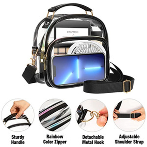 Women's Transparent Crossbody Bag, Eco-friendly PVC, Odorless, Suitable for Going Out, Single Shoulder Crossbody <b>Handbag</b> - Product Image 2