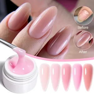UR SUGAR 15g No Burn Nail Hard Gel 18 Colors White Pink Clear Jelly Gel Builder Nail Extension For Nails