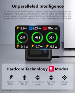 Case for 360 Action 6 5 Pro 4 3 LCD Two Way Charger <b>Hub</b> 27W Triple Slots for Battery DC027 Specifications Type-<b>c</b> - Product Image 4