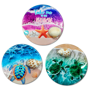 Nhà Máy biểu tượng tùy chỉnh gỗ Seychelles rùa tủ lạnh nam châm bãi biển lưu niệm Seychelles nam châm - Product Image 6