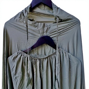 Wholesale Price Premium Sage Green Mini Travel <b>Prayer</b> <b>Mat</b> and Dress Set with Compact Pocket Pouch Keychain For Travel Use - Product Image 5