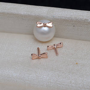 10 accessoires de bijouterie semi-finis en argent S925, type nœud, à percer, pour cache-cernes 142 - Product Image 3