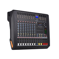 Console de mixage audio professionnelle 8 canaux avec effets numériques doubles 99DSP pour scène, contrôleur DJ professionnel, système de sonorisation de studio