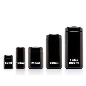 Hũ thủy tinh tím UV tối màu 50ml đến 1000ml có nắp Bakelite, chai đựng thực phẩm bổ sung chống mùi - Product Image 5