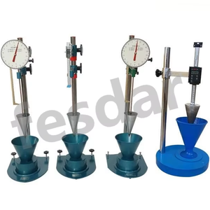 Semen Mortar <span class=keywords><strong>Flowability</strong></span> Tester Mortar pengujian viskositas perangkat semen pasta konsistensi Meter - Product Image 1
