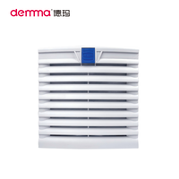 Unité de filtre à ventilateur série FB9902, boîtier ABS ignifuge, protection IP54 contre la poussière, filtre de refroidissement conforme à la norme CE pour armoire de commande