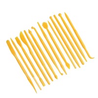 Outils de sculpture en argile ultra-légers de 14 pièces gaufrage sculpture à la main bricolage ensemble d'outils en argile molle pour fournitures d'art