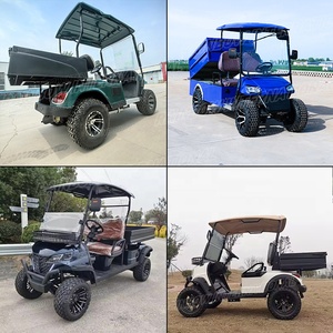 Carrito de Golf de utilidad de Color personalizado Street Legal eléctrico 2 asientos Carro de camión con cubo trasero caja de cama de carga Carro de Golf eléctrico - Product Image 2