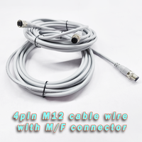 Conector Circular M12 con Código A, Conductor de Cobre, Aislamiento de PVC, Impermeable IP67, Sensor, Arnés de Cables Eléctricos Industriales
