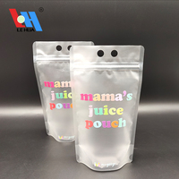 Sachets de thé au lait en plastique stratifié avec fermeture à glissière, noir, personnalisé, pochette avec Logo
