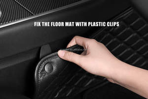 Para <span class=keywords><strong>Toyota</strong></span> Modelo 3 X5 Hiace-alfombrillas de cuero de coche 5D/7D de doble capa con logotipo OEM/ODM impermeable duradero antideslizante para coche - Product Image 5