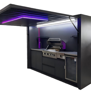 Set Completo di Cucina Esterna BBQ in Acciaio Inox Antiruggine e Resistente alle Intemperie, Personalizzabile OEM ODM, <span class=keywords><strong>con</strong></span> <span class=keywords><strong>Forno</strong></span> per Pizza - Product Image 1