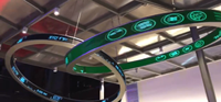 Écran LED flexible incurvé P6 de 2,5 mm, affichage LED, panneau souple programmable, affichage LED flexible sur colonne 2,5p