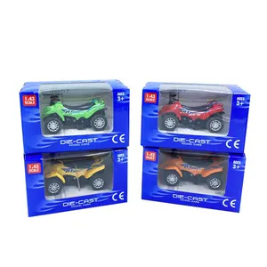 High quality die cast toy beach buggy ATV metal car 1:43 scale pull back alloy model car