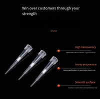 Embouts de pipette filtrés universels 10ul 100ul 200ul à longueur allongée compatibles avec les pipettes DLAB