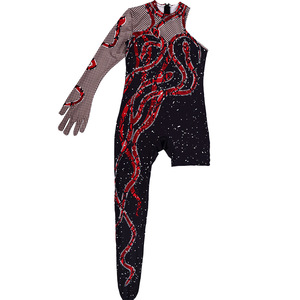 Body de manga larga transparente y elástico de Taylor Swift para mujer, ideal para escenario - Product Image 1