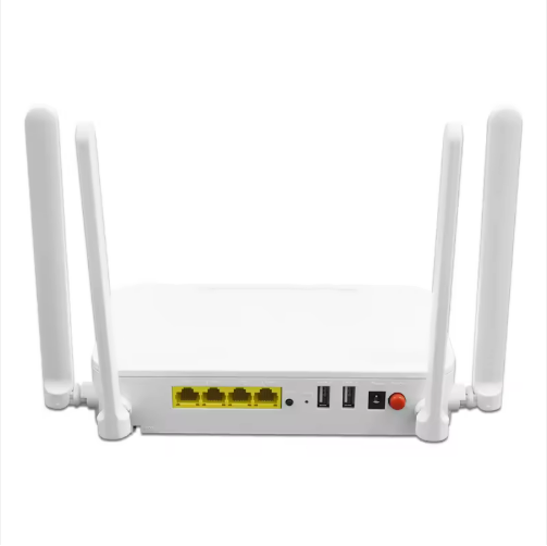 ONU ONT F900V FTTH WIFI6 XPON 4GE+2USB 4 Antennas Dual Band 2.4G/5G Network WiFi  1 Year Warranty