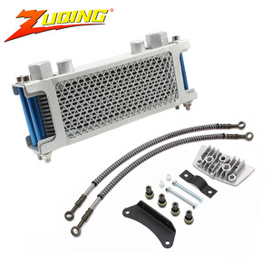 ชุดระบายความร้อนน้ำมันเครื่อง Zuqing 50 110 ซีซี สำหรับรถมอเตอร์ไซค์แบบดัดแปลง ระบบระบายความร้อนหม้อน้ำ สำหรับรถมอเตอร์ไซค์ลิตเติ้ลมังกี้ อันเดอร์โบน และรถออฟโรด - Product Image 1