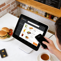 Tablette PC Kiosque de Commande Automatique Android NFC 12 Pouces pour Hôtel Restaurant POS Menu Tap-to-Pay Vente en Gros