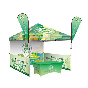 Tente pop-up 10x10 personnalisée <span class=keywords><strong>pas</strong></span> <span class=keywords><strong>cher</strong></span> auvent gazebo camping extérieur échoppe de marché préfabriqué toit tente d'exposition avec couverture de table - Product Image 5