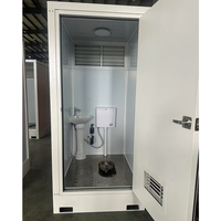 Toilettes mobiles modernes en panneaux sandwich d'acier, style design industriel, écologiques, durables, faciles à installer, pour hôpitaux - Vente chaude