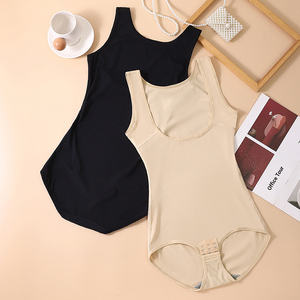 Prix de gros – Nouvelle combinaison gainante une pièce en jersey élasthanne respirant, col en U, bretelles larges, grande taille XL-5XL, facile à mettre et à enlever - Product Image 1