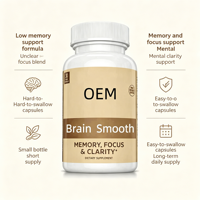 Capsules Brain Smooth pour la mémoire, la concentration et la clarté - Complément alimentaire