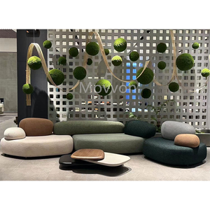 Tavolino da <span class=keywords><strong>Caffè</strong></span> Moderno Girevole con Specchio, Design Retrò di Lusso per Soggiorno, Creativo e Irregolare in Legno - Product Image 6