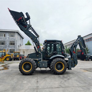 Prix d'usine Rétrocaveuse 4x4 Diesel, Machine de Construction, Tracteur Chargeur, Chargeuse sur Pneus à vendre - Product Image 5